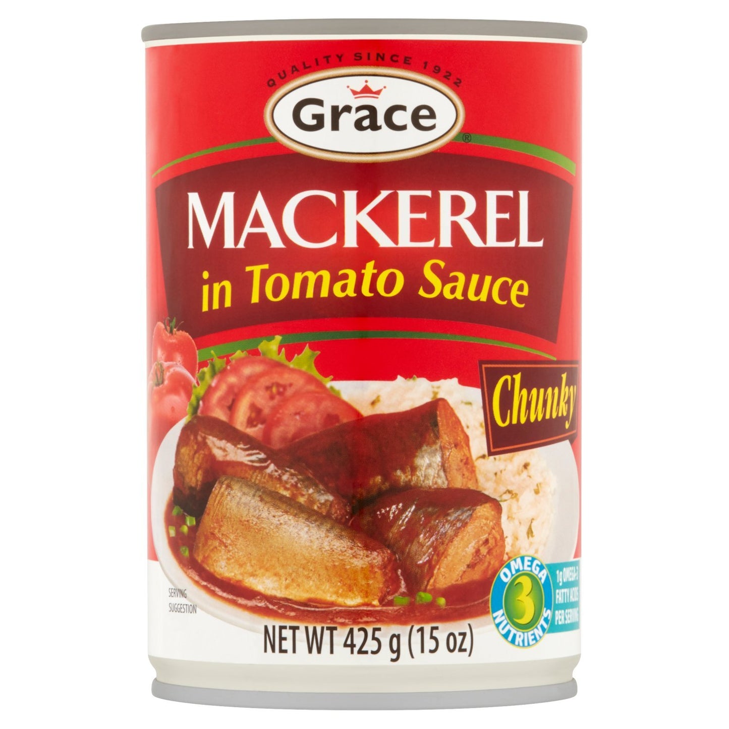 Grace Chunky Mackerel (425G)